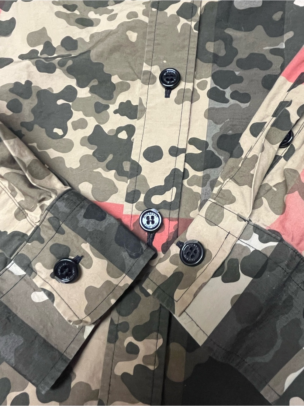 Burberry London Camo Button-Up - Picture 7 of 7